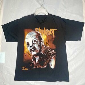 Vintage 90s Y2K Slipknot Rock Metal Concert T Shirt "Joylot" No Tag Size L‎ RARE
